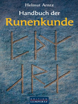 cover image of Handbuch der Runenkunde